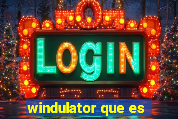 windulator que es